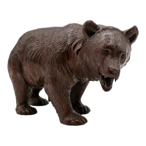 Circa 1900 Swiss Small-Medium Size Strolling Black Forest Bear
