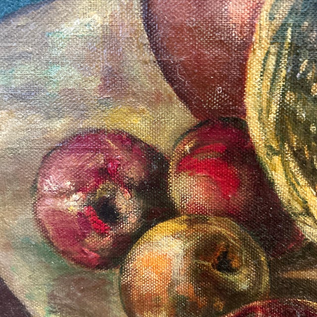 1940s 1940s Painting Original Still Life Mid Century - Signed For Sale - Image 5 of 8