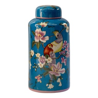 Blue Famille Ginger Jar For Sale