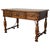 20th Century French Louis XV Style Carved Walnut Writing Desk With Three Drawers For Sale - Image 9 of 9