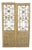 Antique 1900s Chinese Wood Screen Panels - a Pair For Sale