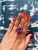 8.90 Carat Pear Cut Amethyst Sapphire 14 Karat Rose Gold Cocktail Ring! This beautiful ring has a 5.61 Carat Pear Cut...