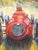 Textile Iryna Kirichenko Car Racing Scene — Original Oil Painting on Canvas For Sale - Image 7 of 8