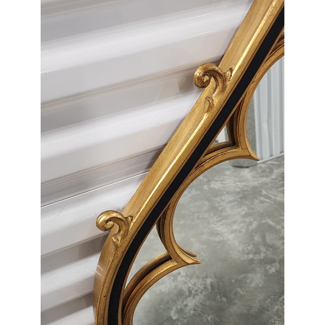 Carver's Guild Gothic Revival Giltwood Mirror For Sale In New York - Image 6 of 12