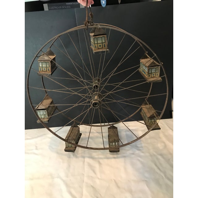 Late 1800s Folk Art Toy of Riesenrad Ferris Wheel For Sale In New York - Image 6 of 6