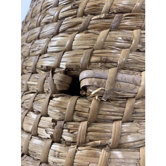19th Century French Straw Domed Bee Hive For Sale - Image 9 of 15