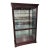 Howard Miller Townsend Lighted Curio Cabinet 680-235, Windsor Cherry With Mirrored Back For Sale