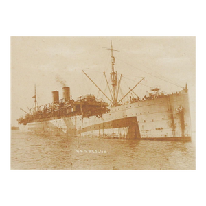 Antique Photograph Uss Aeolus Photograph