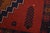 Baloch Rug 3’10” X 6’5” Red Wool Vintage Tribal Hand-Knotted Oriental Carpet For Sale - Image 4 of 14