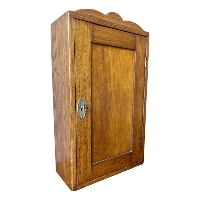 Vintage Wooden Medicine Cabinet, 1950s For Sale