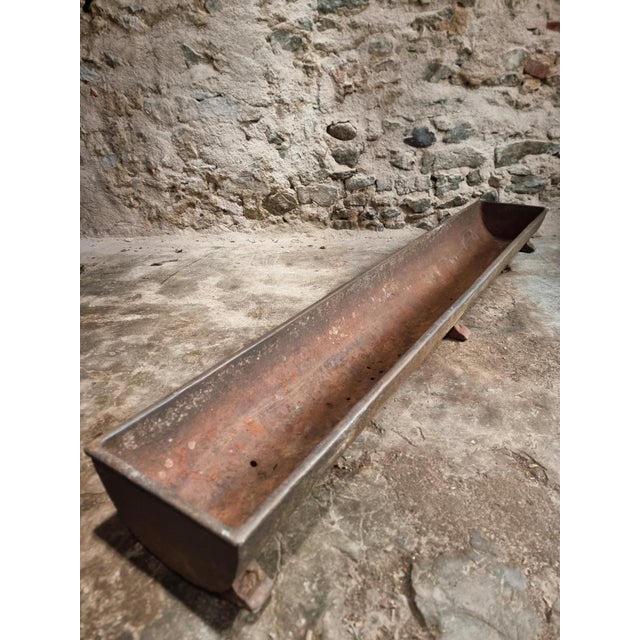 Antique French Cast Iron Trough, 1800s For Sale - Image 11 of 11