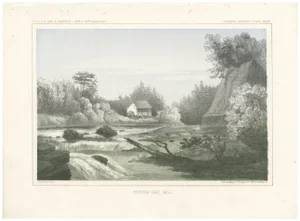 Hudson Bay Mill, 1856, Lithograph on Paper