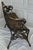 Early 20th Century Antique Fern Cast Iron Bench Plus Two Chairs For Sale - Image 5 of 8