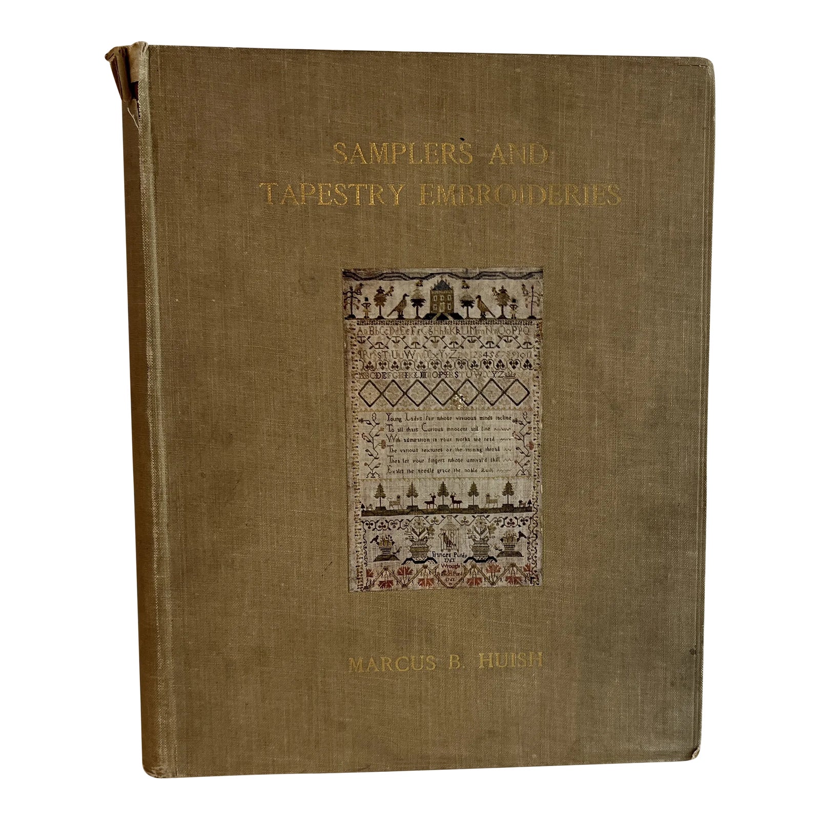 1913 Samplers & Tapestry Embroideries Book | Chairish