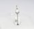 White Key Pendant With Pearl in 14k Gold For Sale - Image 8 of 9