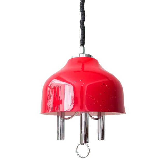Space Age Rise and Fall Pendant Lamp, 1970s For Sale