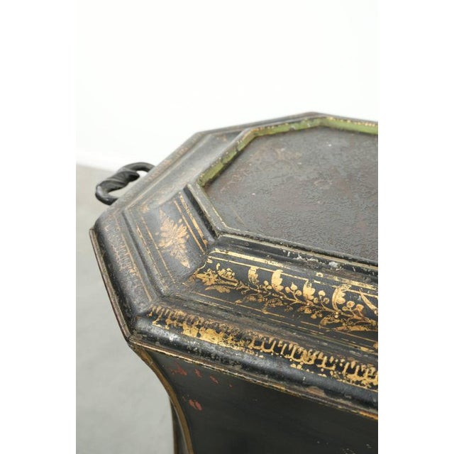 Antique 19th Century Chinoiserie Coal Bin For Sale - Image 10 of 16