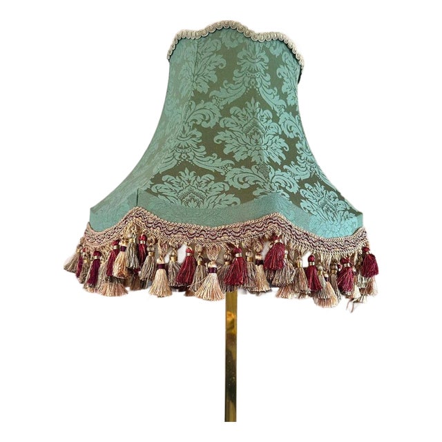 The Emerald Damask Lampshade (Large) For Sale