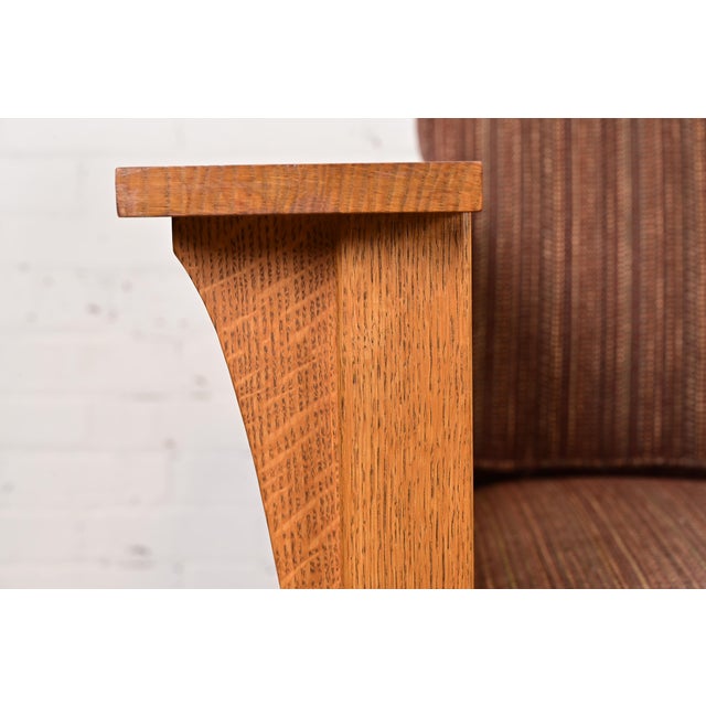 Stickley Mission Oak Arts and Crafts Spindle Sleeper Sofa For Sale - Image 10 of 18