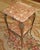 1990s Italian Square Bronze and Marble Two Tier End Table Pedestal Table For Sale In New York - Image 6 of 11