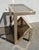 Brown Gilded Magazine Rack or Side Table from Belgo Chrom / Dewulf Selection, 1970s For Sale - Image 8 of 14