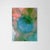 It's A Look is a modern abstract watercolor art PRINT. Bright color palette of blue, green, pinks/coral, aqua and some...