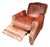 1990s Rare Genuine Leather Recliner- Blend of Western Sophistication & Modern Comfort. For Sale