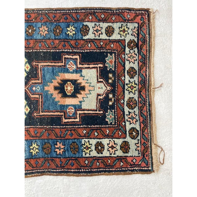 Northwest Vintage Runner Persimmo Pastel Hues Rug2.9 x 9.8 For Sale - Image 11 of 11