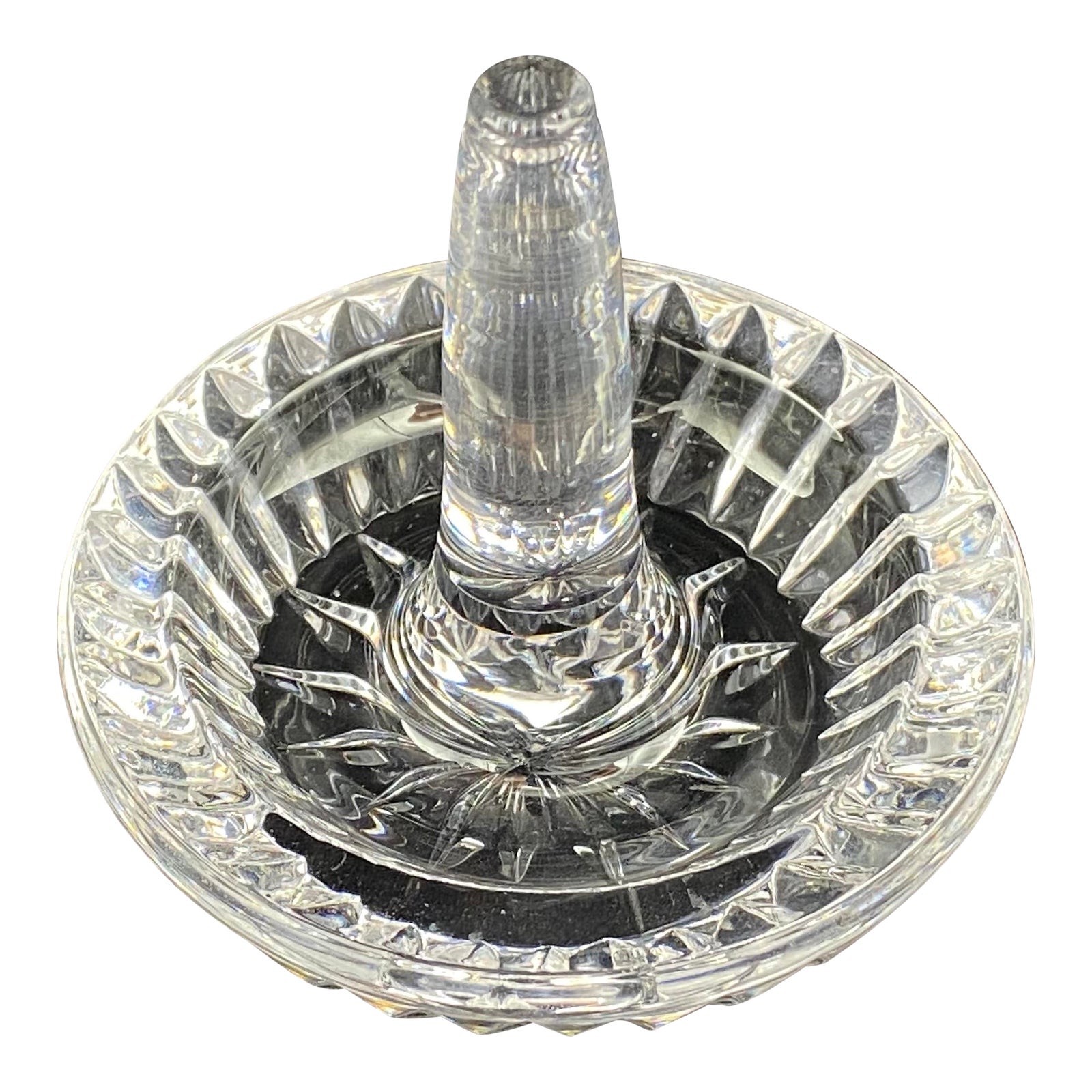 Vintage Waterford Crystal Round Ring Holder Chairish