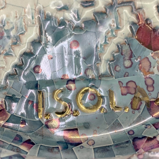 Sardinian Polychrome Ceramic Bowl by Claudio Pulli for Isola, 1970s For Sale - Image 4 of 7