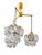 Gold Vintage Crystal Pendant Light from Kinkeldey, 1960s For Sale - Image 8 of 8