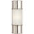 Oxford 12" Bath Sconce in Polished Nickel with Frosted Glass Designer: Chapman & Myers Height: 12" Extension: 4"...
