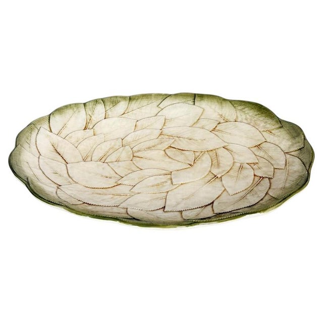 Ceramic Dish with Floral Motif, France, 1970s For Sale - Image 13 of 13