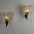 1940s Large Murano Sconces attributed to Archimede for Seguso Vetri D Arte, 1940s, Set of 2 For Sale - Image 5 of 18