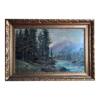 R. Eicher New Jersey Impressionist Landscape Oil Painting For Sale