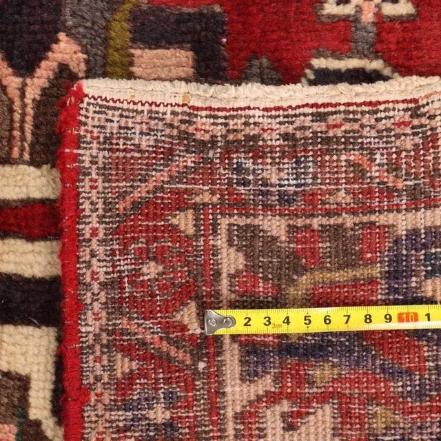 Antique Heavy Knot Wool and Cotton Bakhtiari Rug For Sale - Image 9 of 10