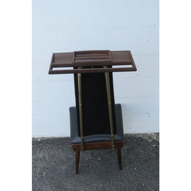 Black Mid Century Modern Vintage Valet Butler Chair For Sale - Image 8 of 13