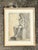 Vintage 1930s Original Pencil Sketch of Man For Sale - Image 12 of 14