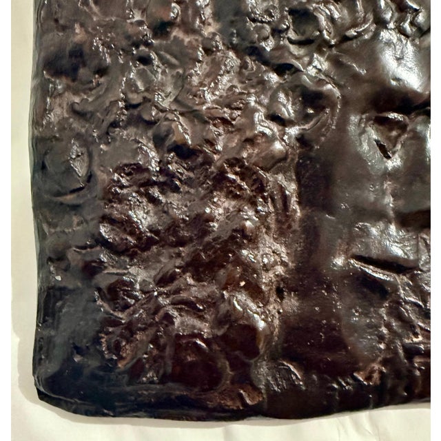 Leonard Baskin, Bronze Sculpture Wall Relief Judaica Jewish Matriarchs Modernist Leonard Baskin, 1998 For Sale In Miami - Image 6 of 16