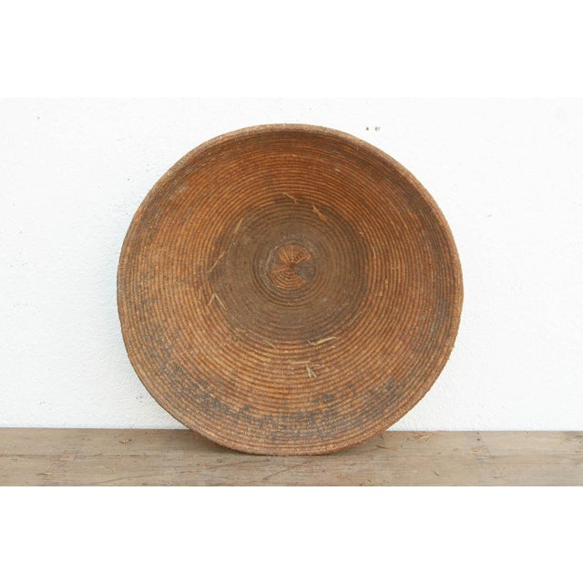 Large 25" Dm Nomadic Basket With Center Patch For Sale In Los Angeles - Image 6 of 8