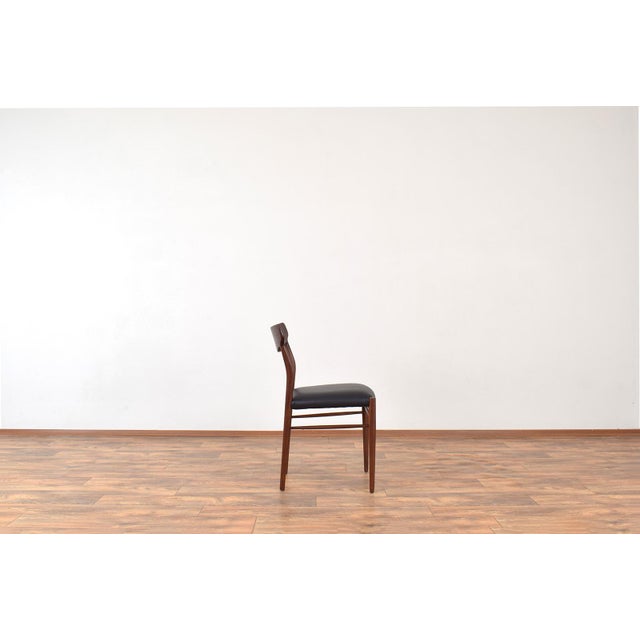 1960s Mid-Century Modern Teak Dining Chairs by Gustav Herkströter for Lübke, 1960s, Set of 4 For Sale - Image 5 of 13