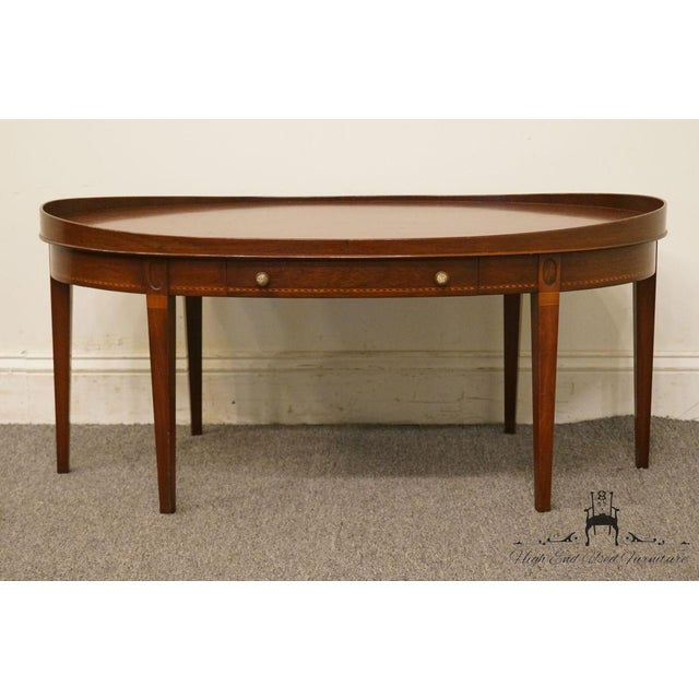 20th Century Traditional Mersman Duncan Phyfe Solid Mahogany Coffee