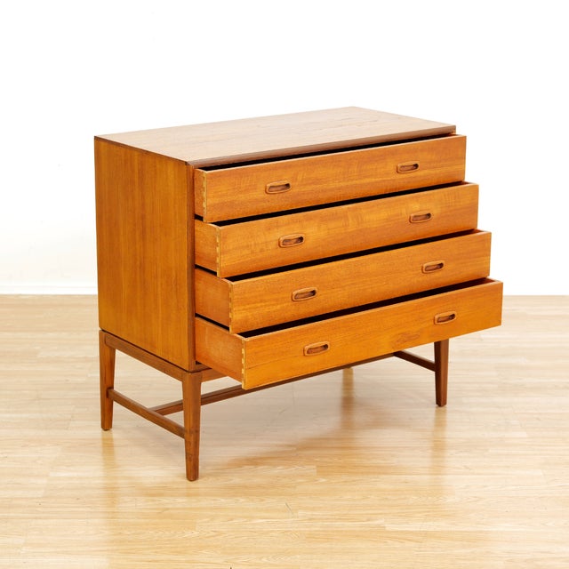 Mid-Century Modern 1960s Danish Modern Teak Dresser For Sale - Image 3 of 9