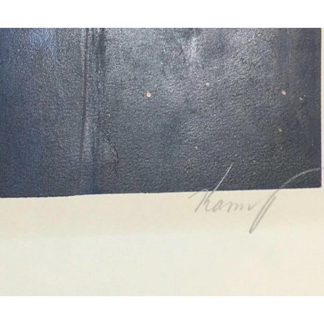 Michael Anastassiades Delajoud Michel Alias Deljou Kamy, 1957 Monotype Ed. 1 / 1, 1958, Lithograph For Sale - Image 4 of 11