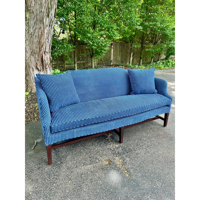 A handsome and exceptionally well-made Hickory Chair Bertrand Sofa from the esteemed Winterthur Estate Collection,...