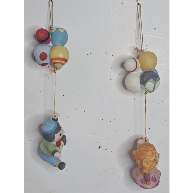 Disney Goebel “It’s a Small World” Hand-Painted Ceramic Ornament Figures, Set of 4, For Sale In West Palm - Image 6 of 13