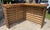 The bar will be delivered disassembled in 3 parts and can be easily and quickly reassembled. Perfect as a bar, reception...