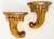 Italian Gilt Wood Wall Brackets, a Pair For Sale - Image 4 of 9