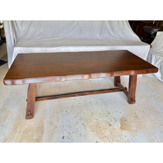Brown Mid 20th Century Scandinavian Oak Olavi Hanninen Design Dining Table For Sale - Image 8 of 12