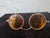 Metal Antique Willson Service Goggles Style E With Original Metal Case, Amber Lenses, Patented 1915–1918 For Sale - Image 7 of 12